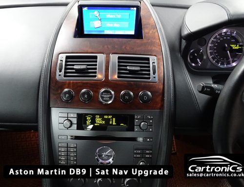 Aston Martin DB9 Navigation Upgrade and Reversing Camera