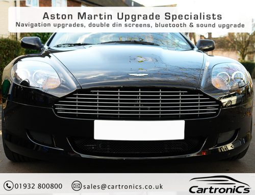 Aston Martin DB9 Double Din Upgrade Navigation Bluetooth iPhone