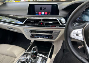 Apple TV in BMW factory screens