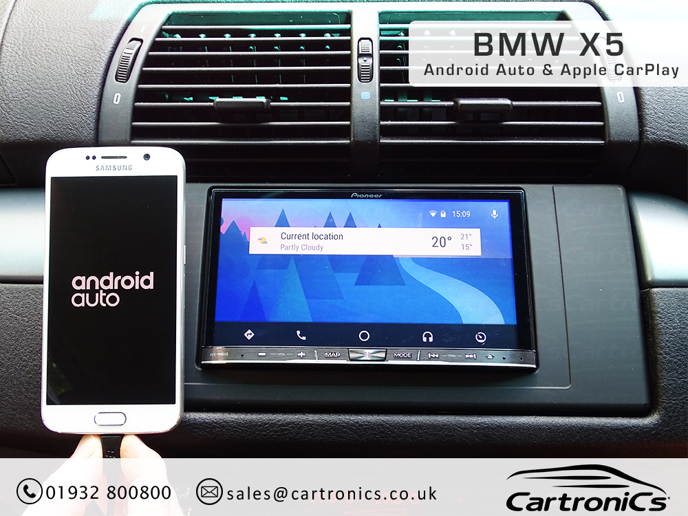 BMW X5 Auto Android Apple carplay Android auto