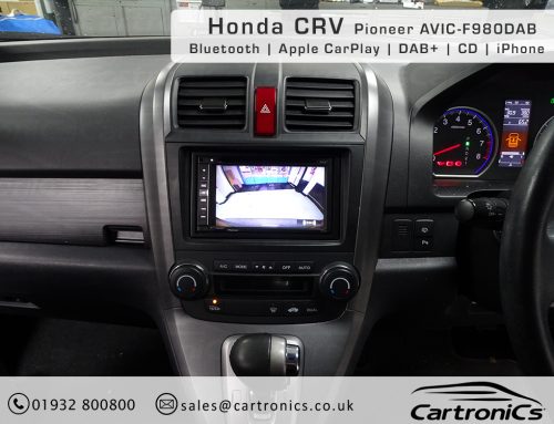 Honda CRV Radio Upgrade Working with OEM Rear Camera