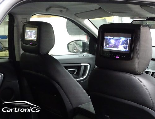 Landrover Discovery 4 rear entertainment system