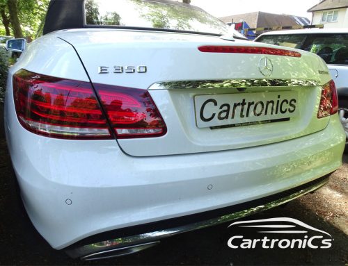 Mercedes E350 retrofit rear parking sensors