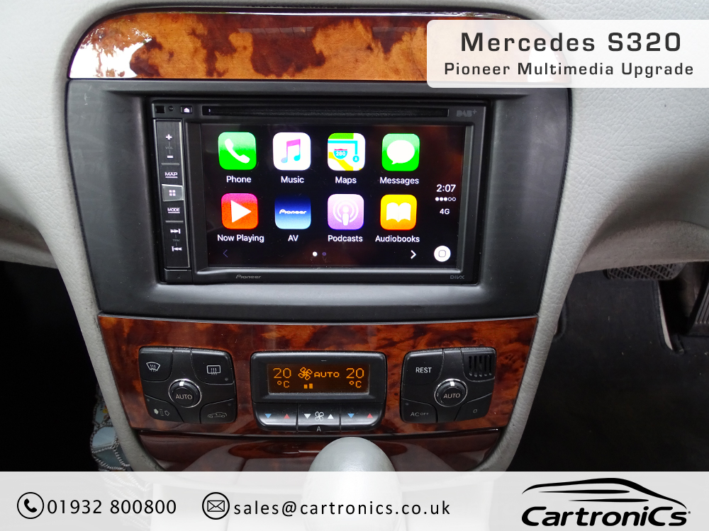 Upgrade your Mercedes S320 Head Unit / Radio / Navigation System