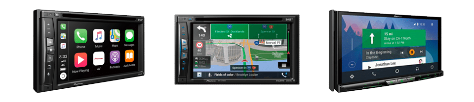 pioneer kenwood garmin sat nav installations