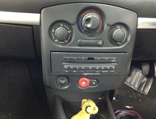Renault cabbass radio install