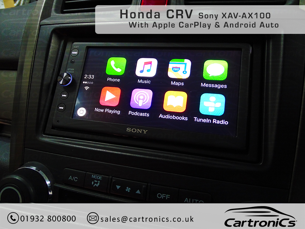 Click to see full installation of Sony XAV-AX100