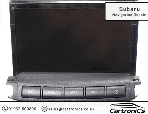 Subaru Navigation Radio Screen Repair