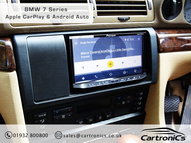 BMW 7 Series E38 Double Din Radio Nav Upgrade
