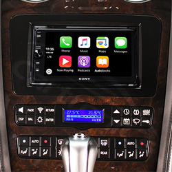 Bentley Replacement Head Unit Fitted with SONY XAVAX100