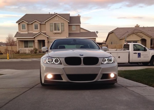 LUX E90 LCI Halogen angel eyes