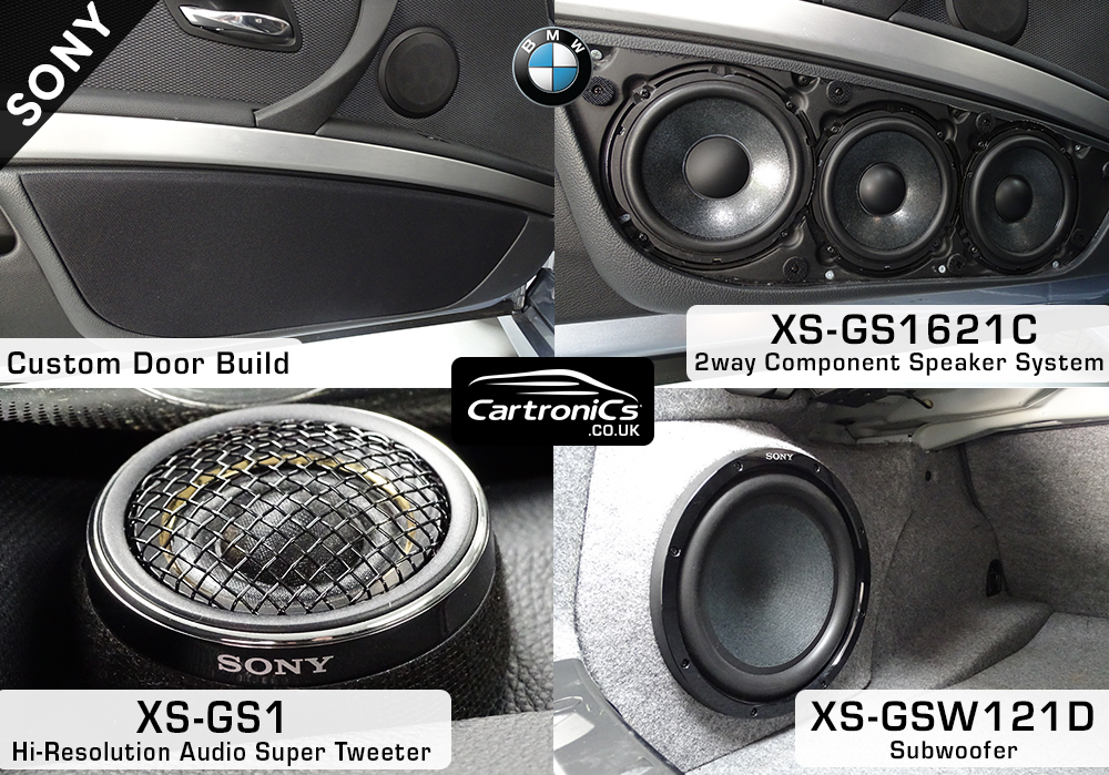 Upgrade BMW radio and speakers to the Sony RSX-GS9 for hi-res audio with crystal clear sound.