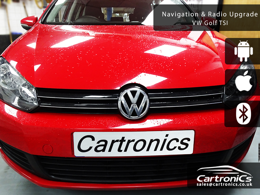 Click for full case study on VW Golf Nav/Radio Upgrade