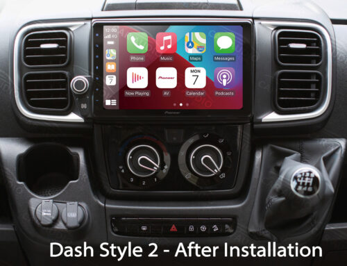 Fiat Ducato X290 Gen 2 Radio Navigation Upgrade with Apple CarPlay and Android Auto | Style 2