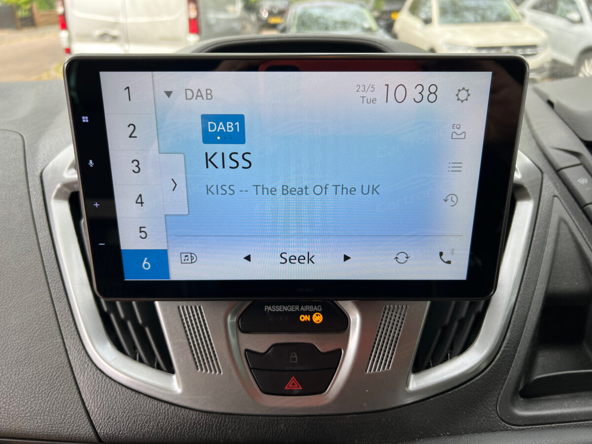Ford Transit Radio Upgrade Pioneer SPHEVO950DAB Cartronics