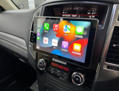 Mitsubishi Shogun Radio Upgrade with Apple CarPlay